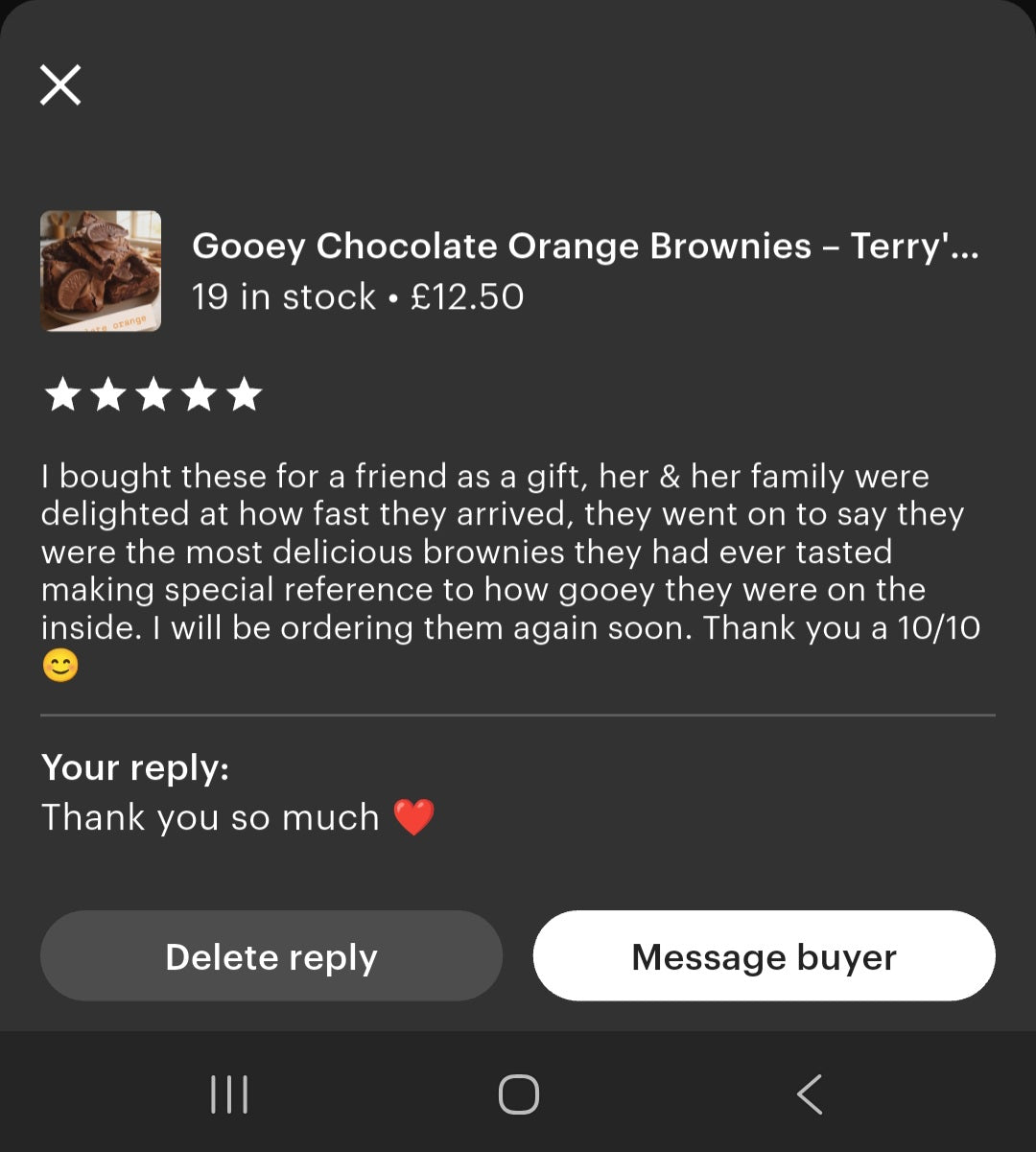 Chocolate Orange Brownies – Gooey Chocolate Orange Brownie Box