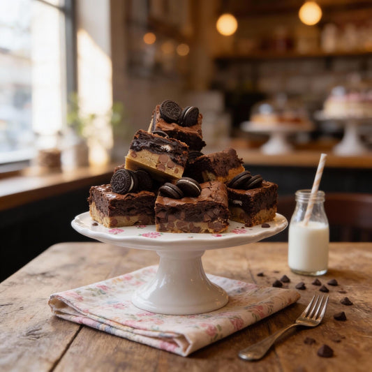 Oreo Cookie Dough Brownies – Loaded Brownie Box