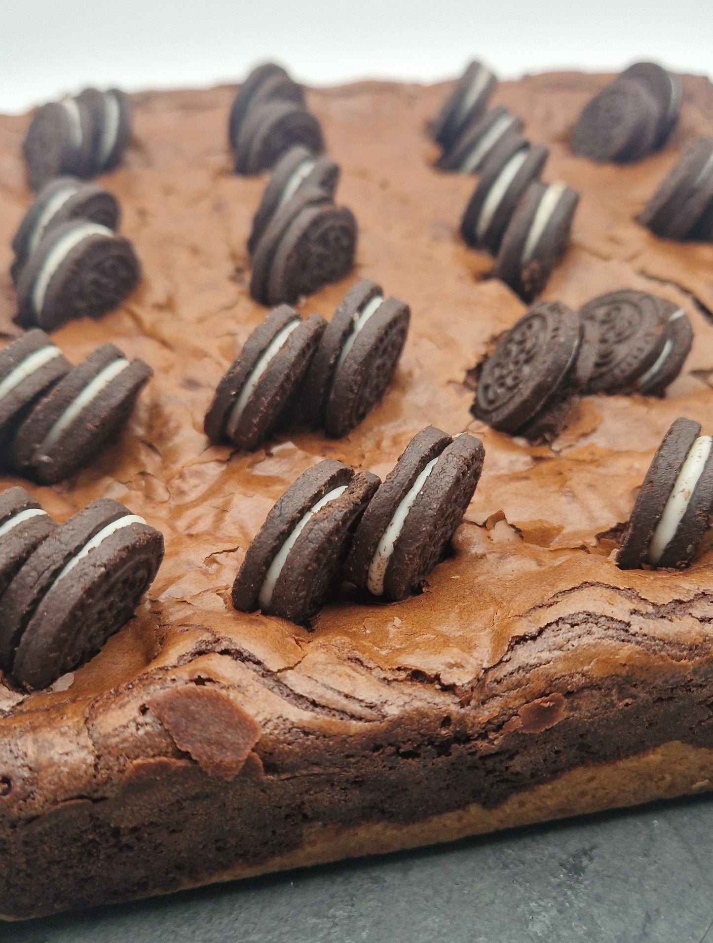 Oreo Cookie Dough Brownies – Loaded Brownie Box